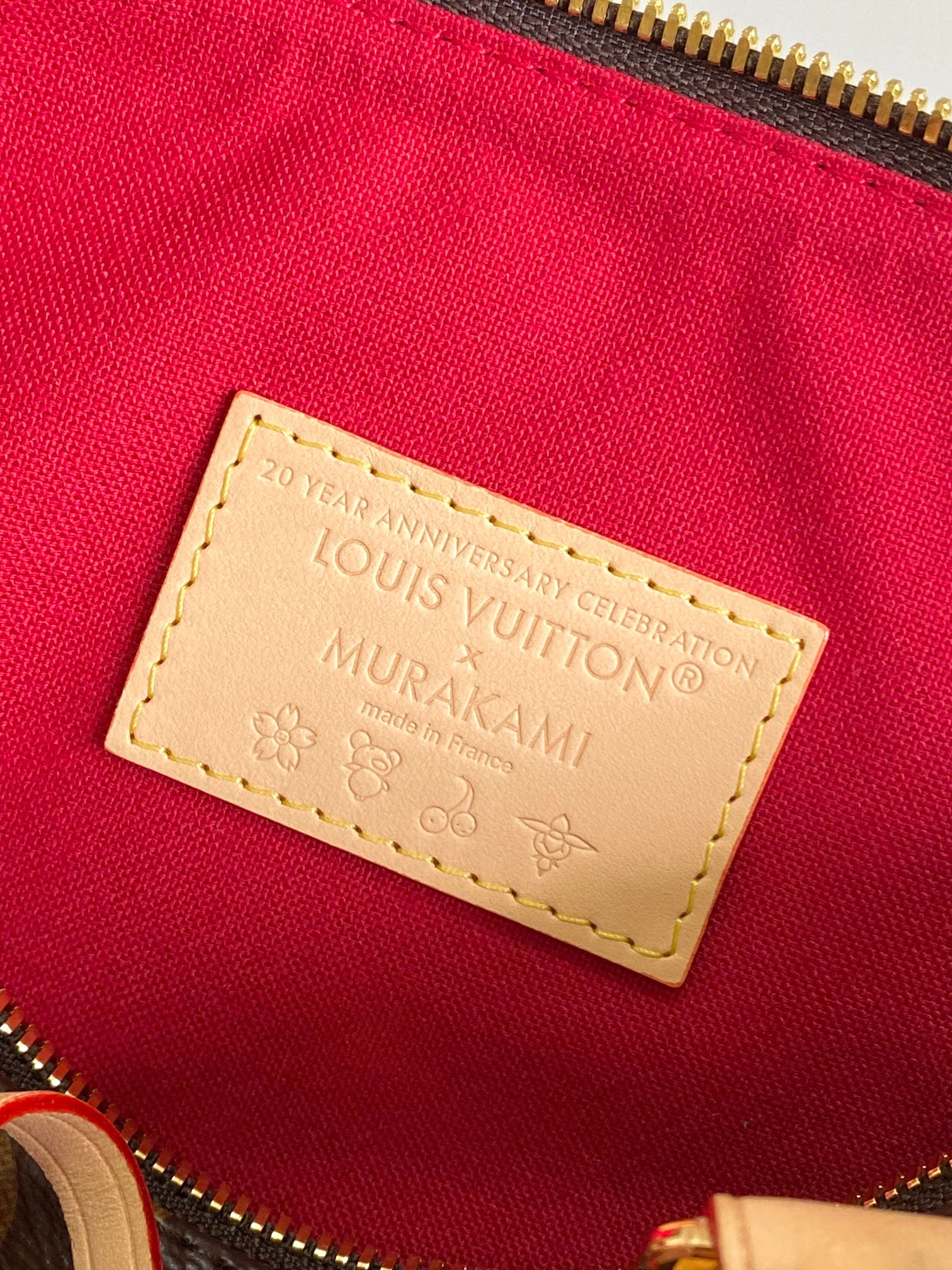 Speedy Bandoulière Handbag with LV x TM Cherry Monogram - Image 8