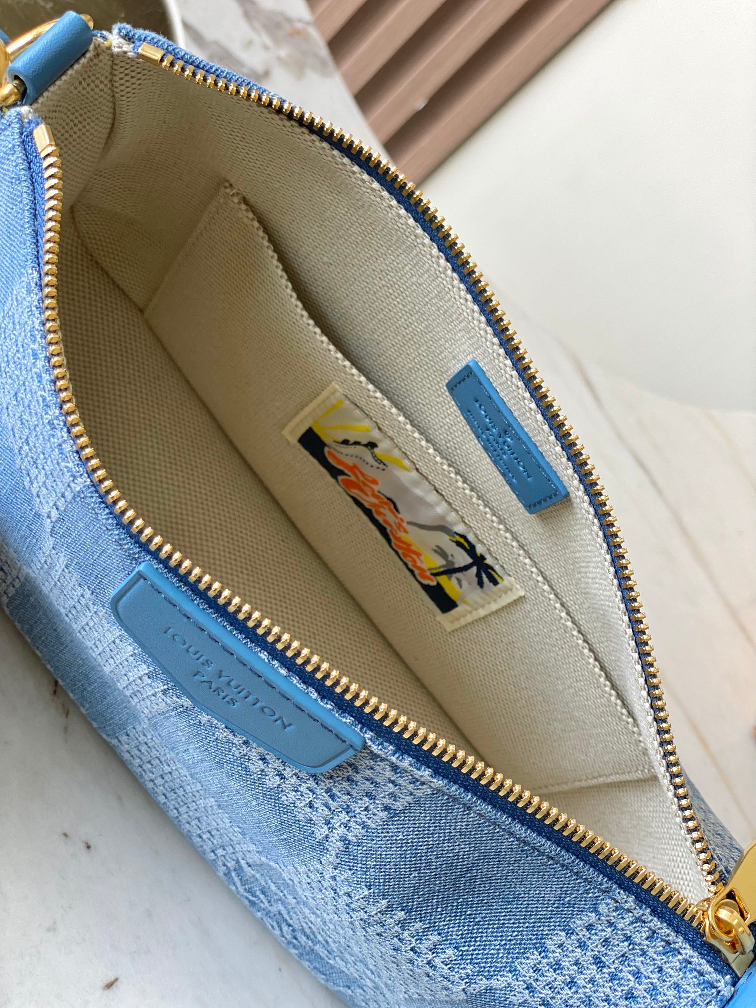 Speedy 18 Bandoulière Denim Crossbody Bag - Image 8
