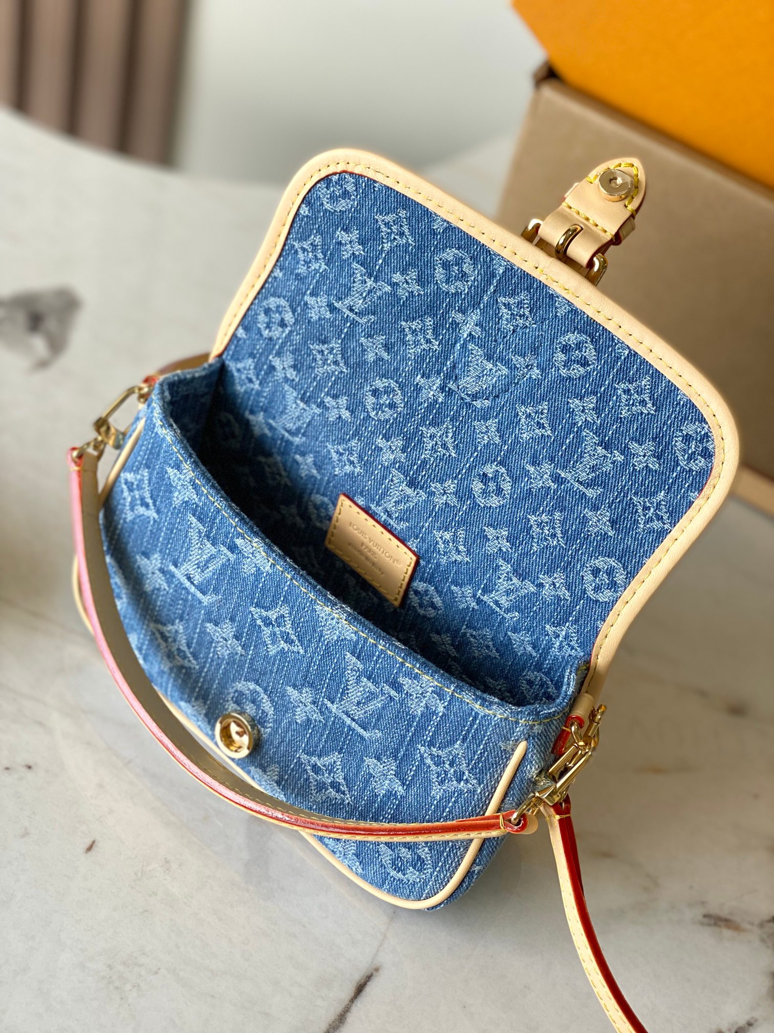 Nano Diane Denim Shoulder Bag - Image 8