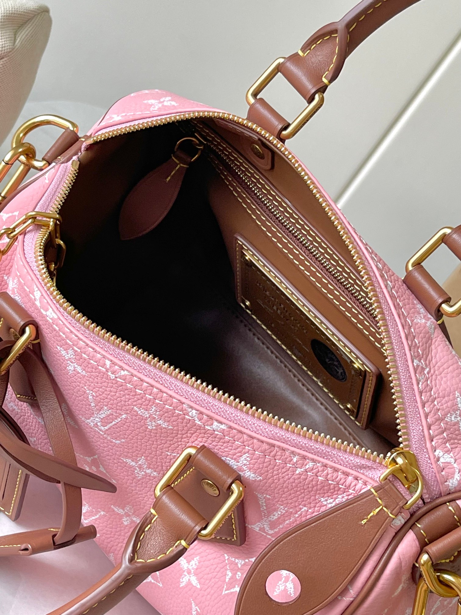 Speedy P9 Bandoulière 25 Handbag - Pink - Image 8