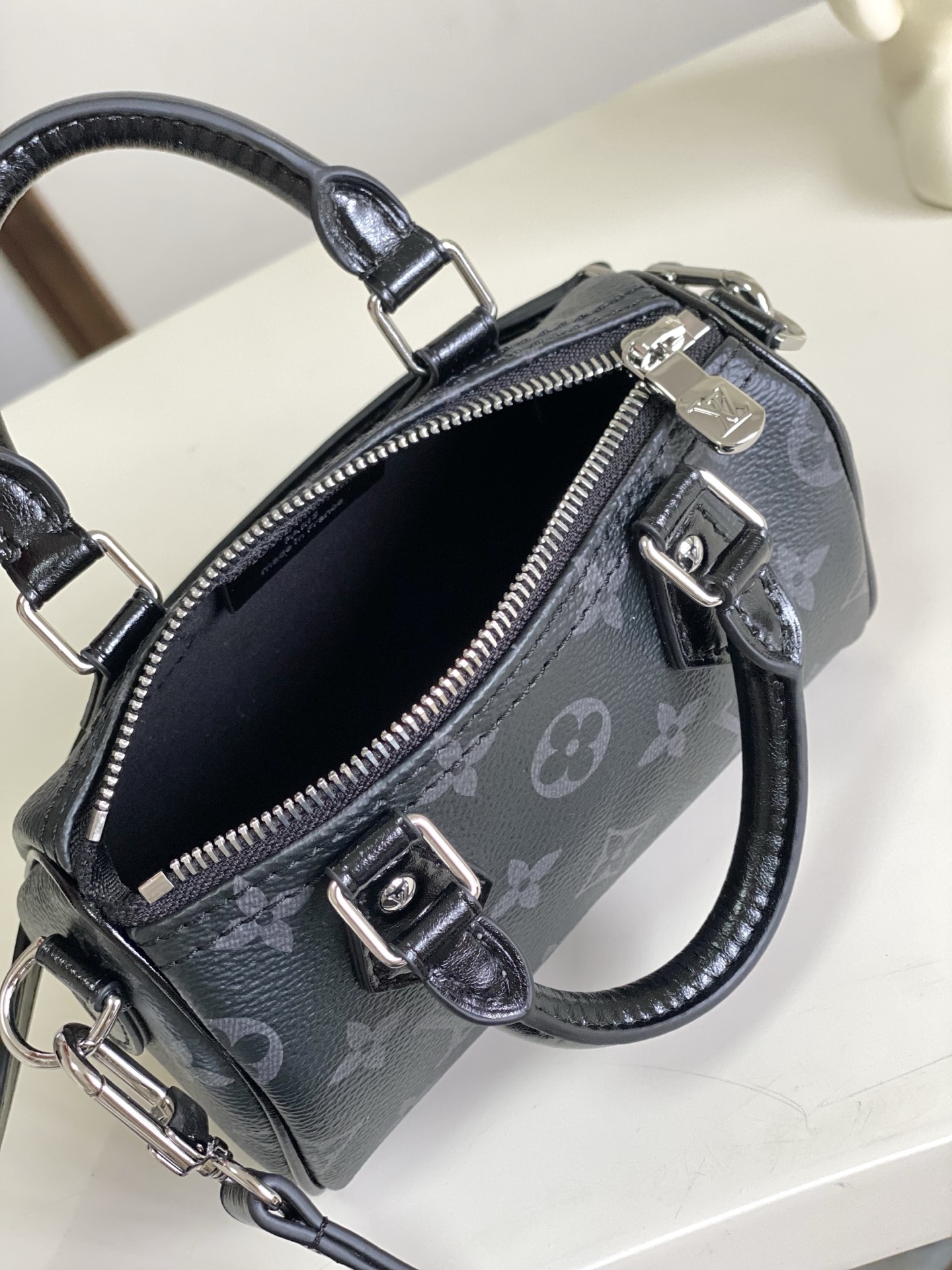 Nano Speedy Monogram Eclipse Handbag - Image 8