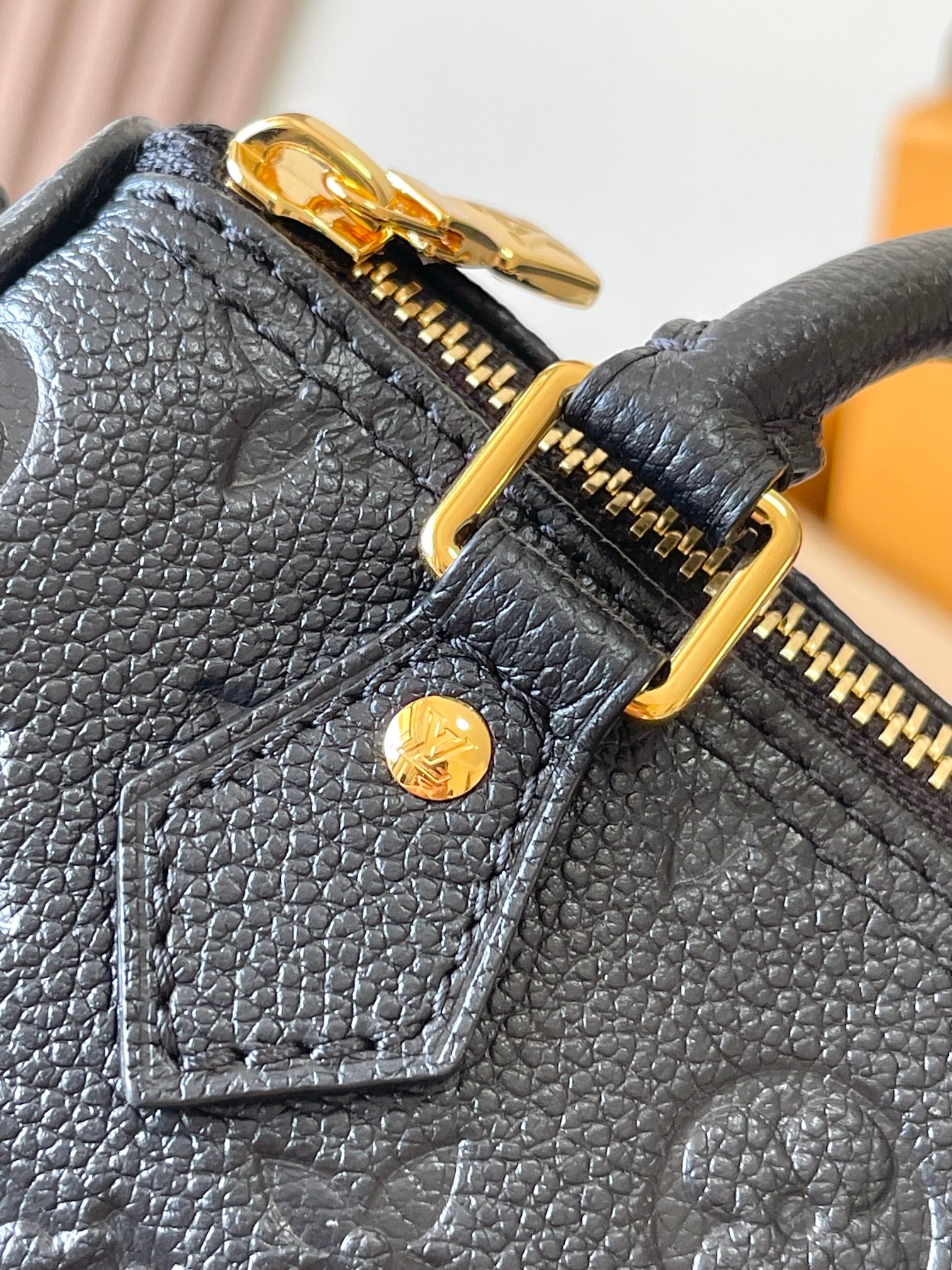 Nano Speedy Handbag, Black, Model M82450 - Image 8
