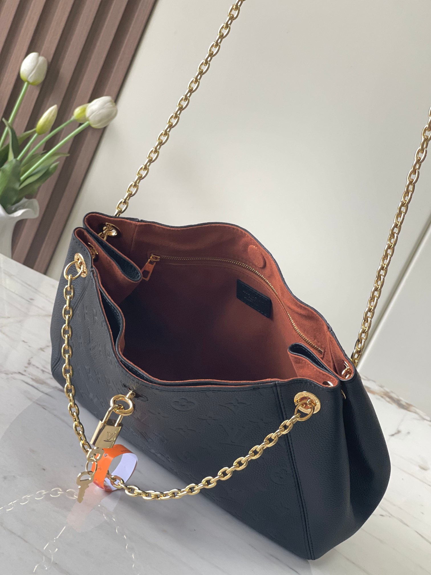 Louis Vuitton Anytime Small Handbag in Monogram Empreinte Leather - Image 8