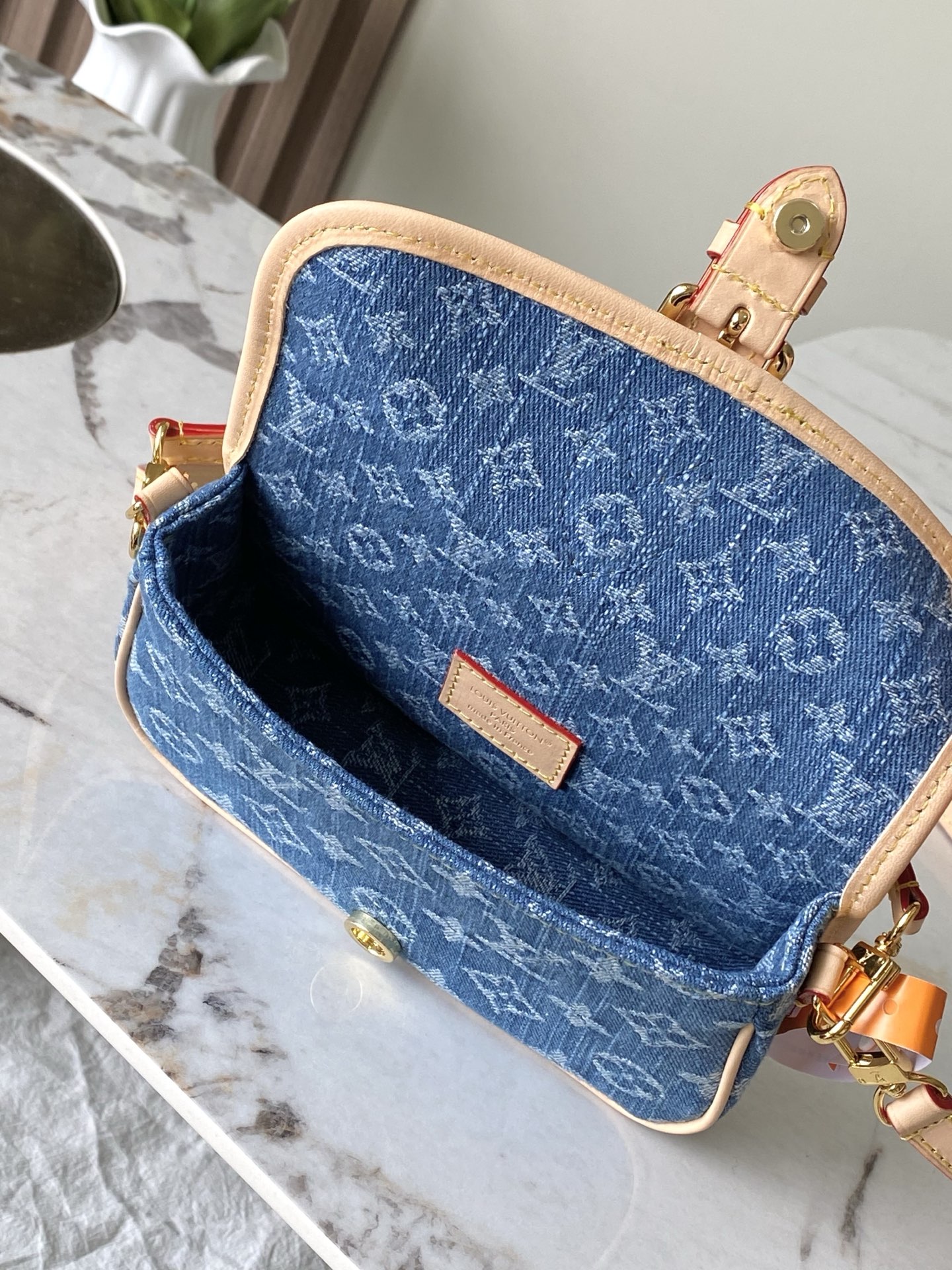Nano Diane Denim Crossbody Bag - Image 8