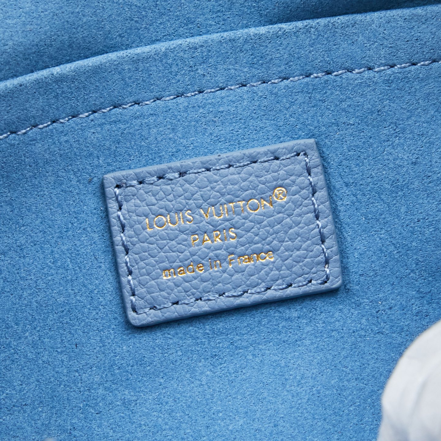 Louis Vuitton Speedy Bandoulière 20 Handbag in Blue Monogram Empreinte Leather - Image 8