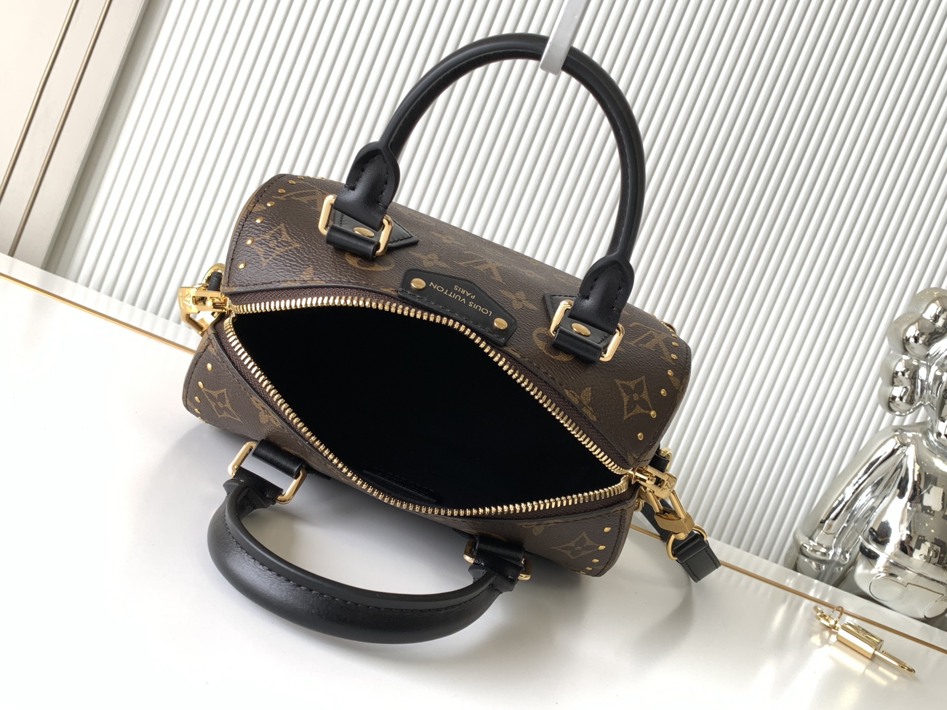 Louis Vuitton Monogram Speedy Trunk Handbag M13146 - Image 8