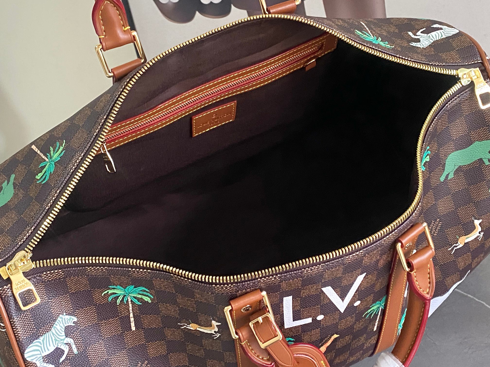 Louis Vuitton Heritage Keepall 50 Travel Bag - Image 8