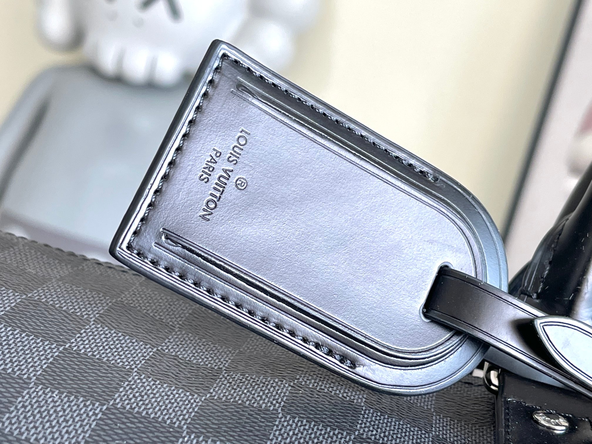 Louis Vuitton Keepall 45 Travel Bag in Monogram Eclipse Canvas - Image 8