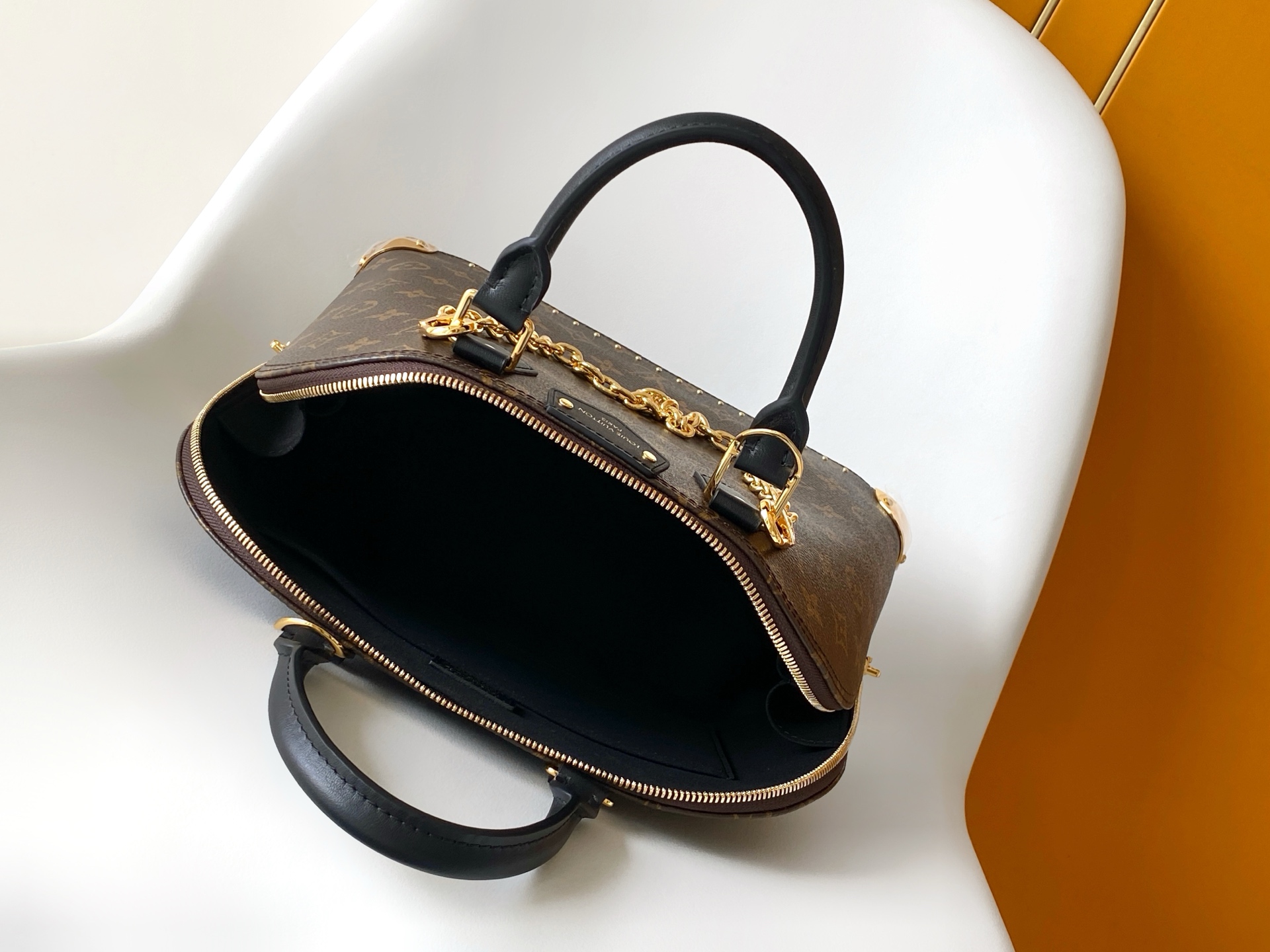 Louis Vuitton Alma Small Handbag in Monogram Canvas, Trunk Series - Image 8