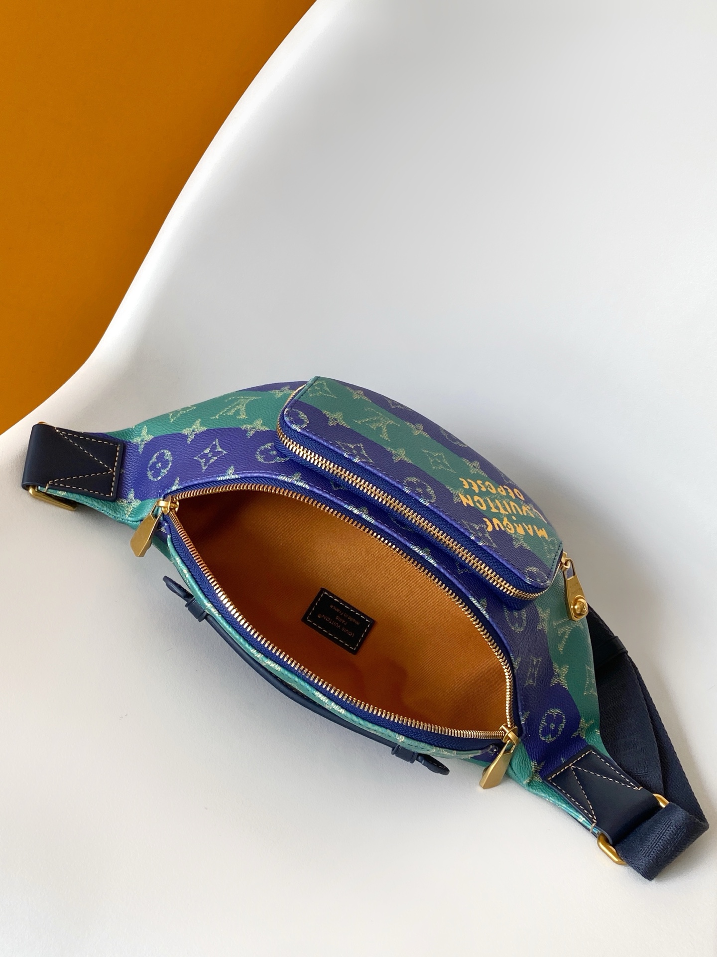 Louis Vuitton Rush Belt Bag in Green Monogram Canvas - Image 8