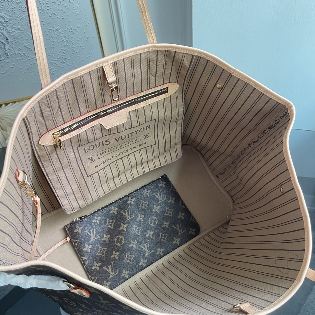 Louis Vuitton Neverfull Tote Bag in Damier Azur Canvas N46978 - Image 8