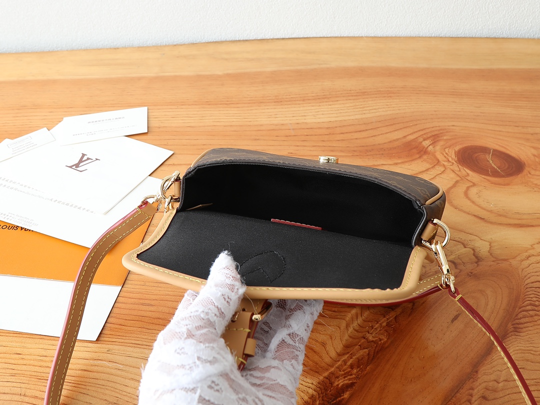 Louis Vuitton Nano Diane Monogram Canvas and Leather Bag - Image 8