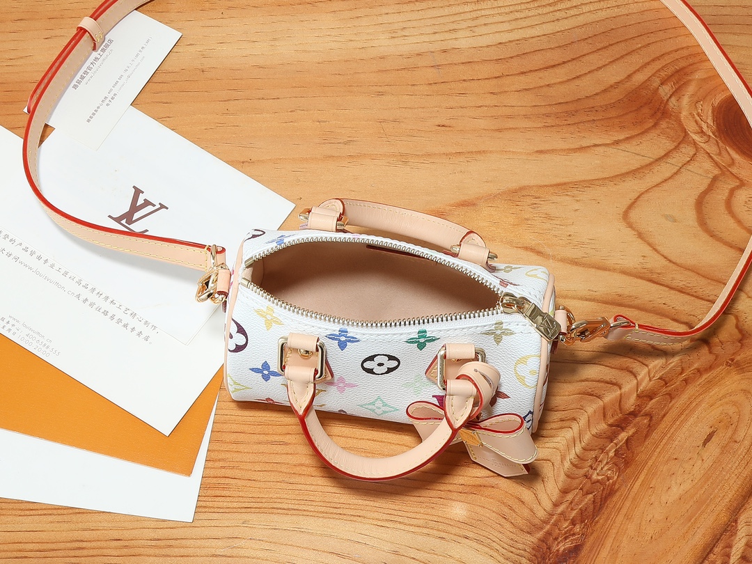 Louis Vuitton Nano Speedy Handbag in Monogram Coated Canvas - Image 8