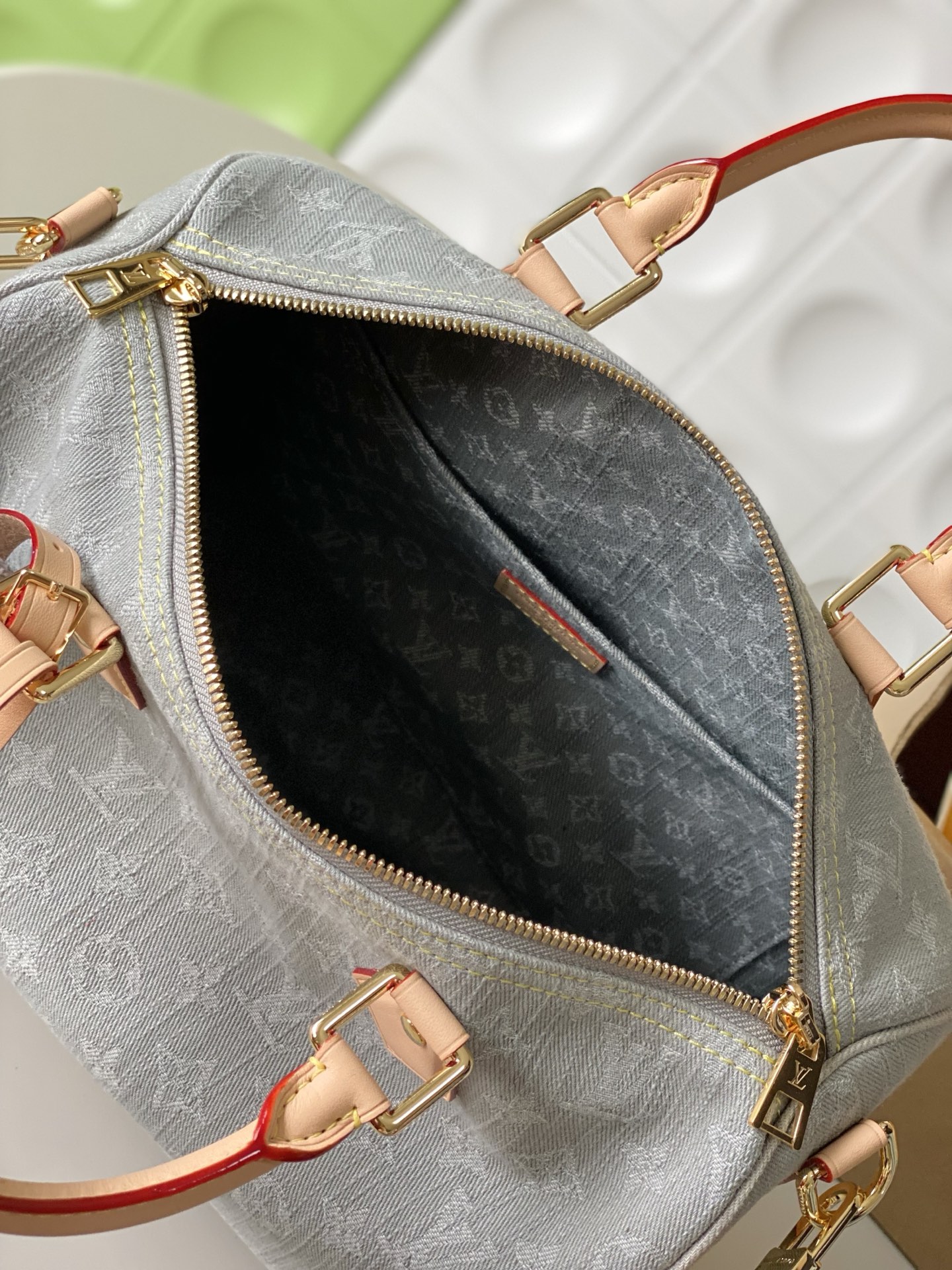 Speedy Soft 30 Handbag in Monogram Denim - Image 8