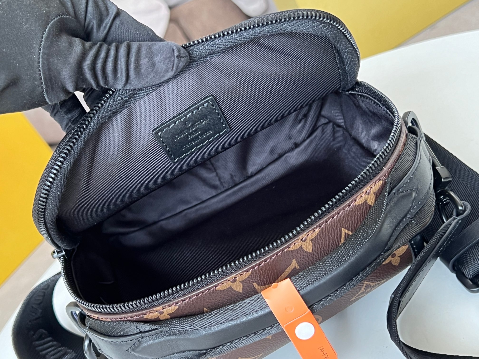 Louis Vuitton M46973 Quest Messenger Bag in Monogram Macassar Canvas - Image 8