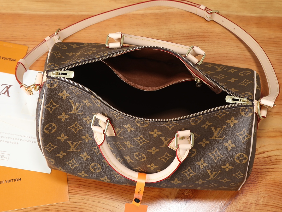 Louis Vuitton Speedy Bandoulière 35 Monogram Canvas Handbag - Image 8