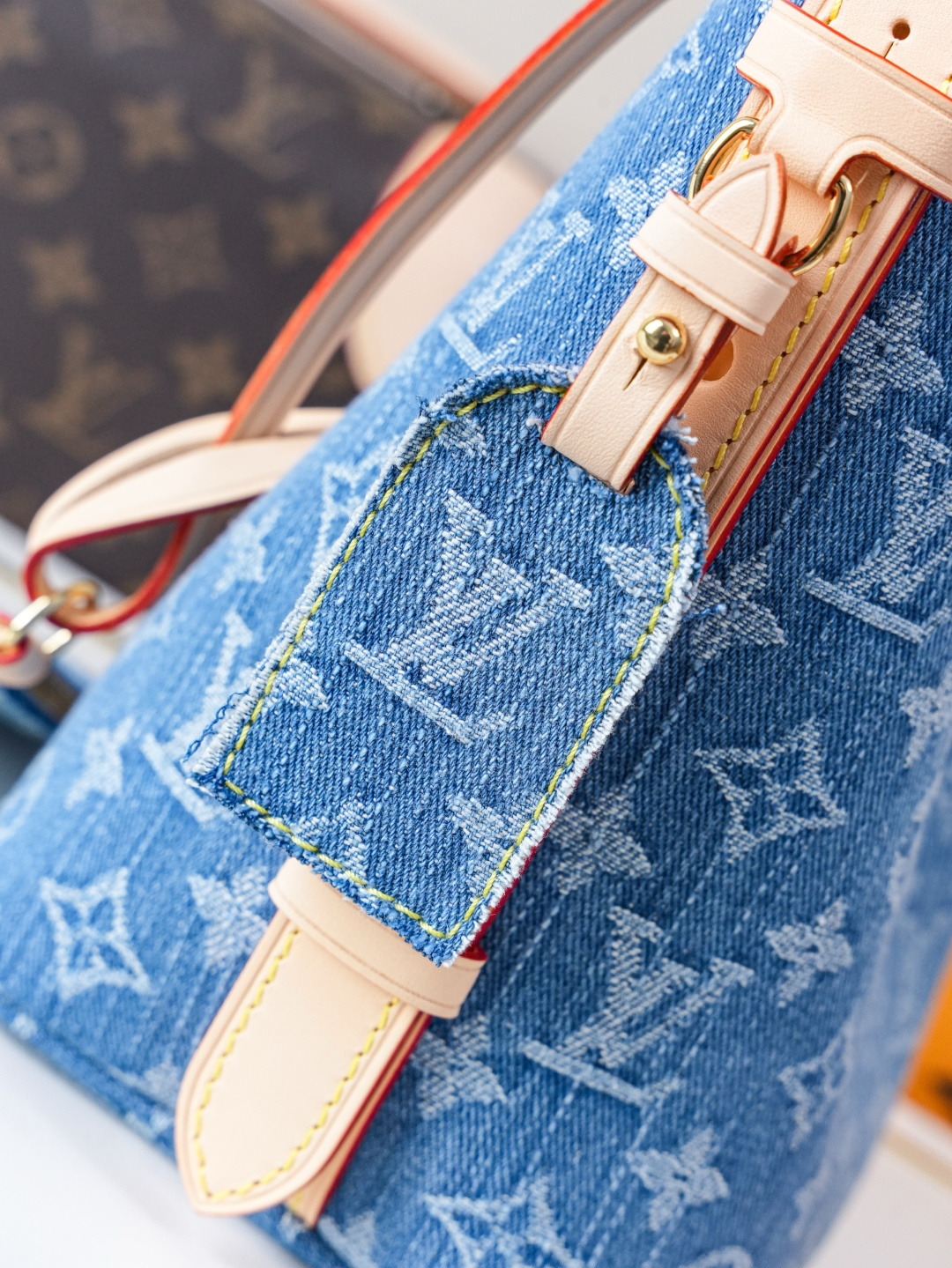 Louis Vuitton All In BB Denim Handbag - Image 8