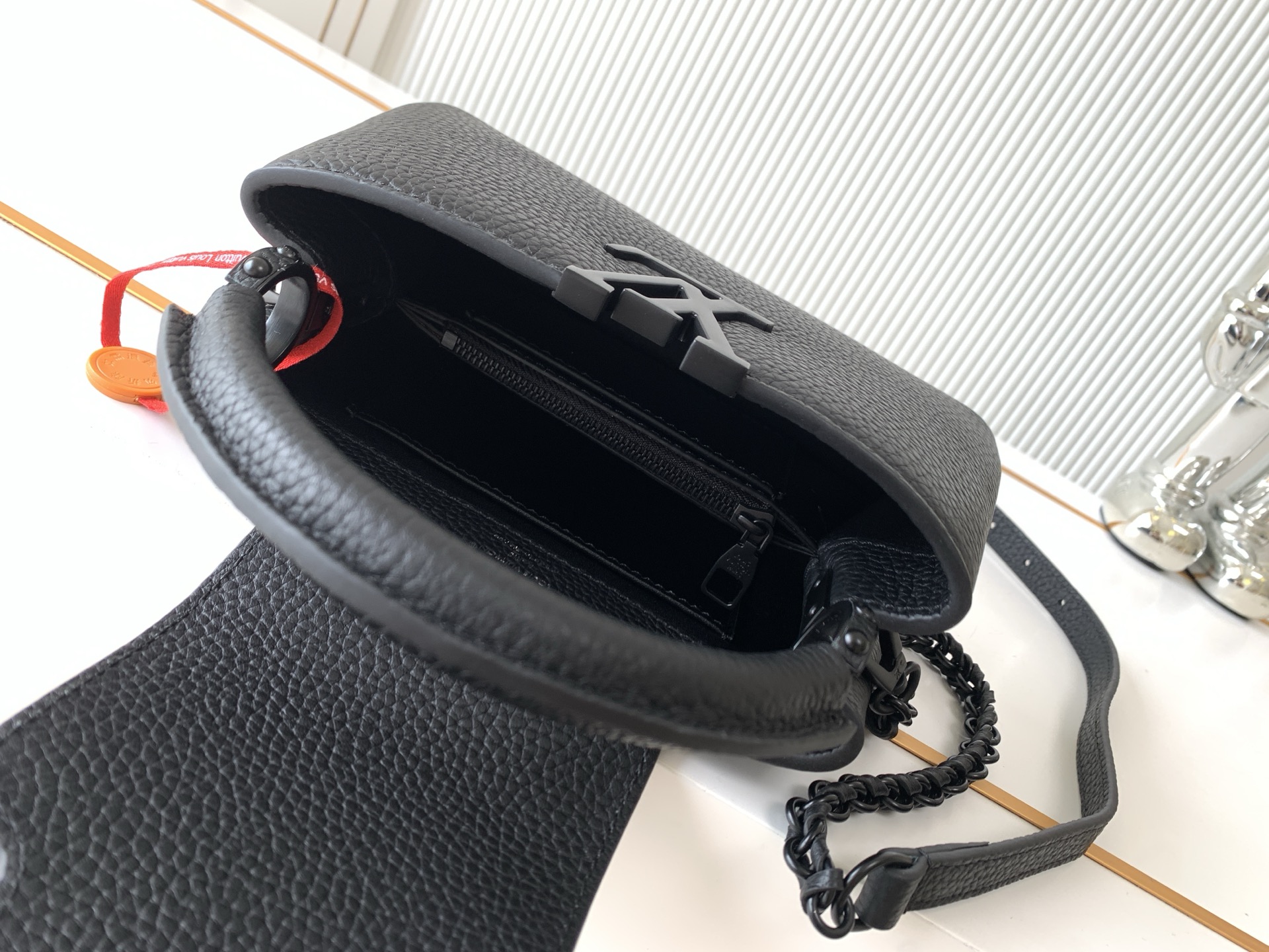 Capucines BB Handbag in Black - Image 8