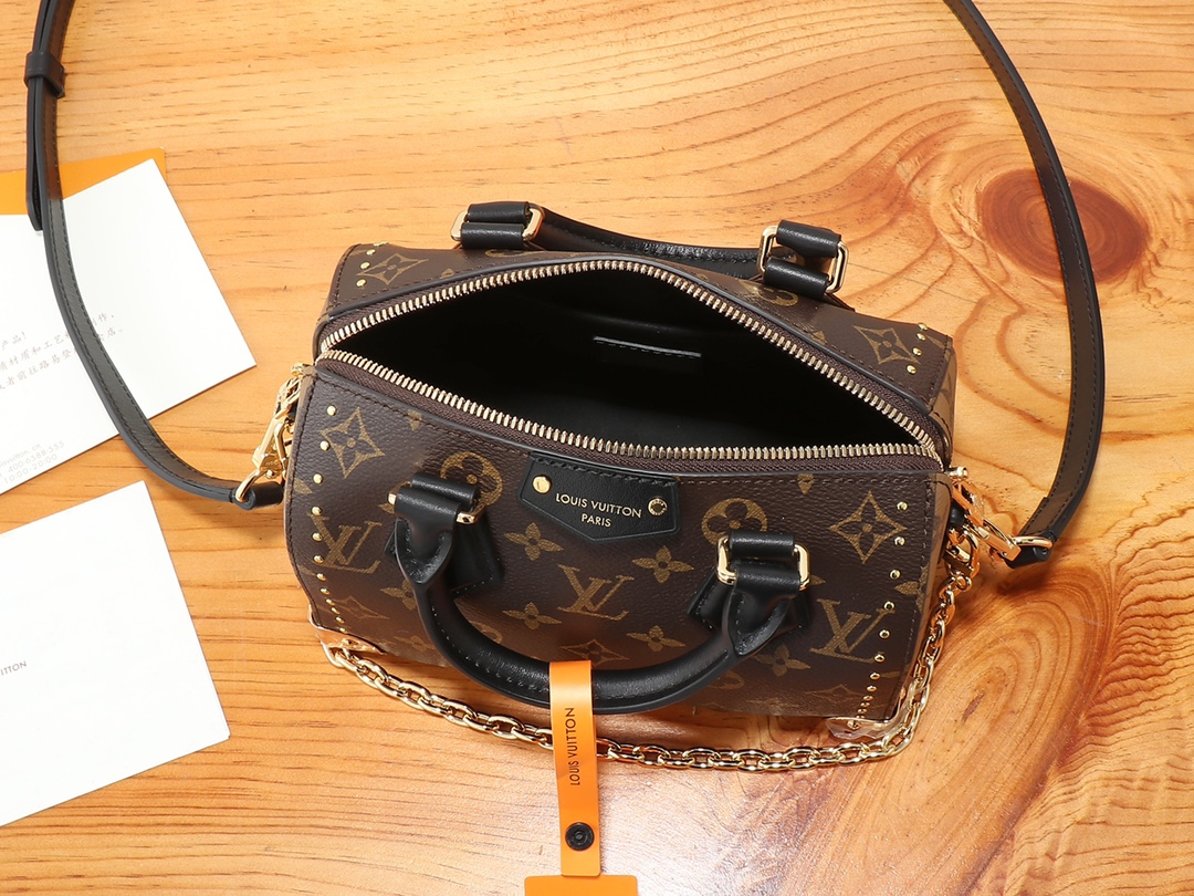 Louis Vuitton Speedy Trunk Handbag - Image 8