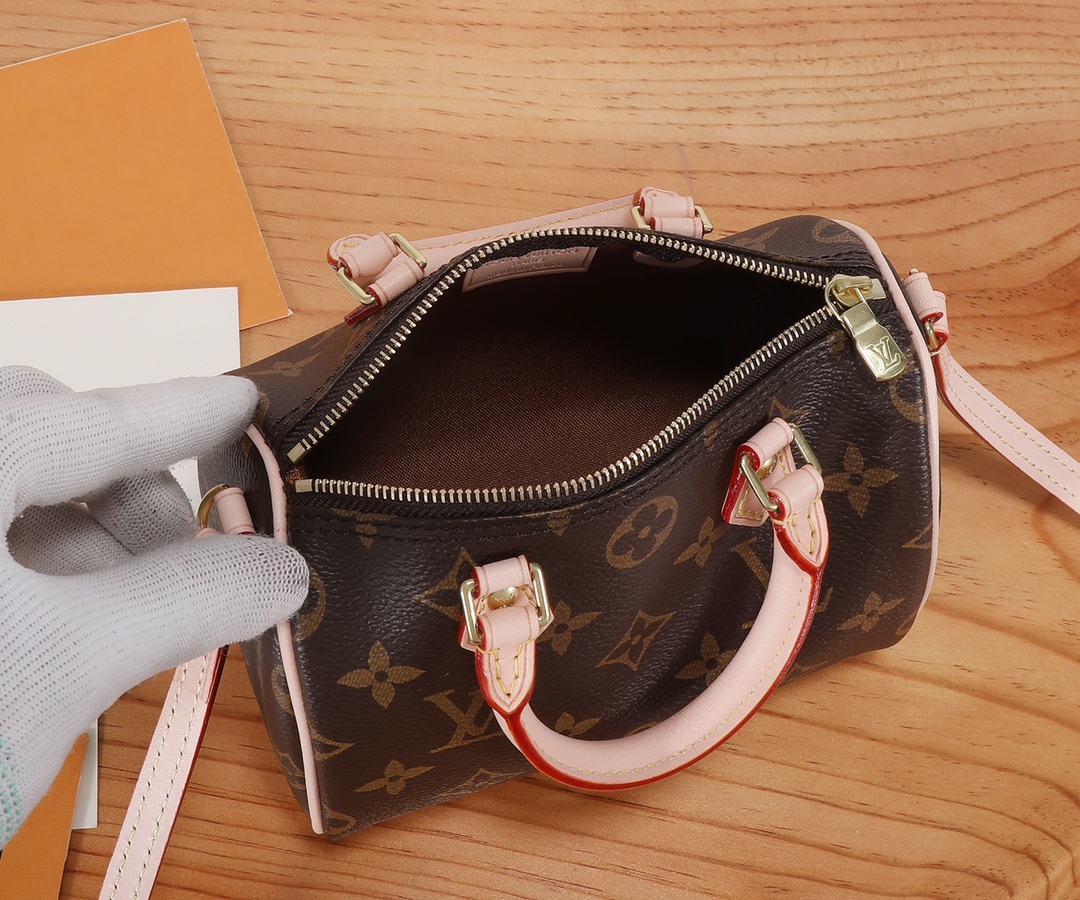 Louis Vuitton Nano Speedy Monogram Canvas Handbag - Image 8