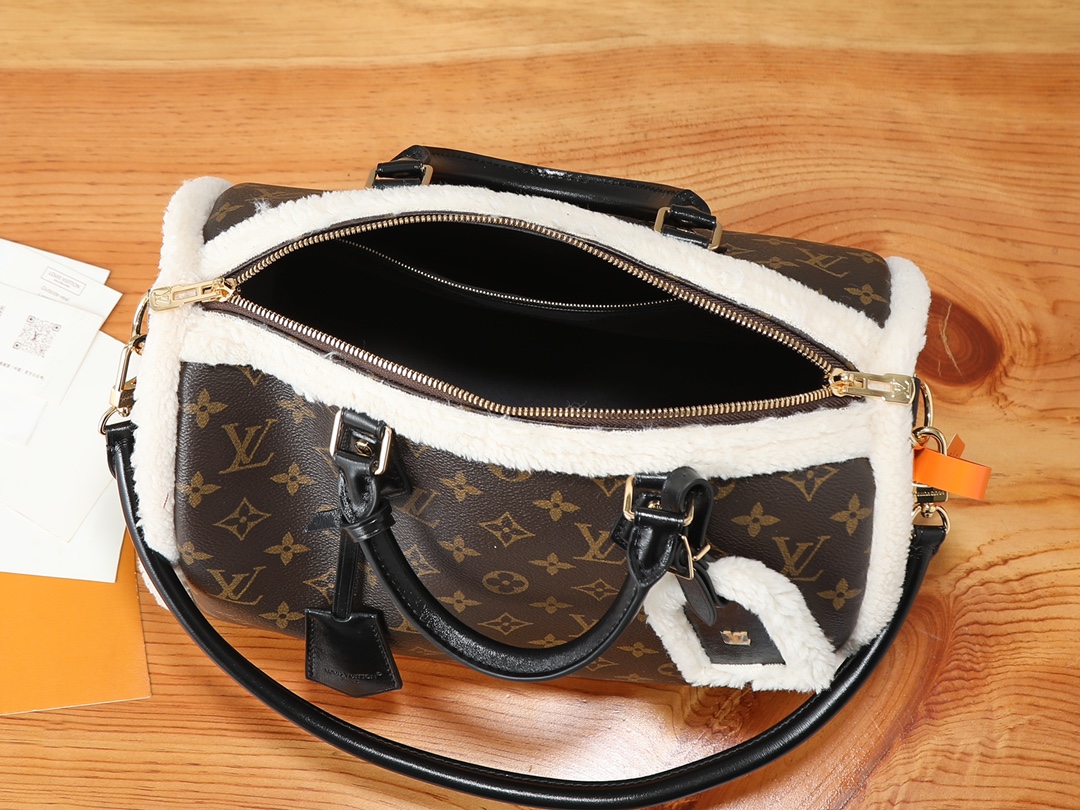 Louis Vuitton Speedy Soft 30 Teddy Handbag - Image 8