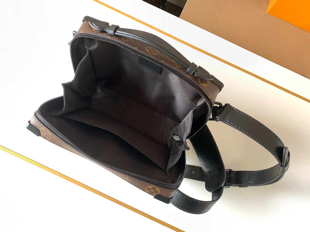Louis Vuitton Handle Soft Trunk Bag in Monogram Macassar Canvas - Image 8