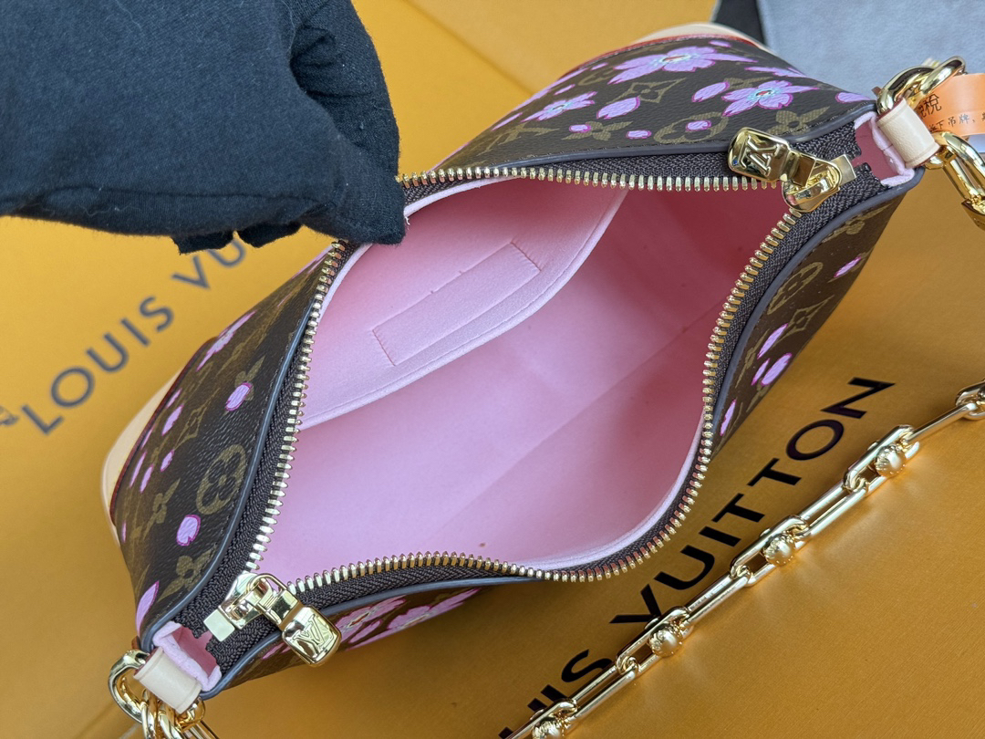 Louis Vuitton x Takashi Murakami Boulogne Shoulder Bag M13265 Cherry Blossom - Image 8