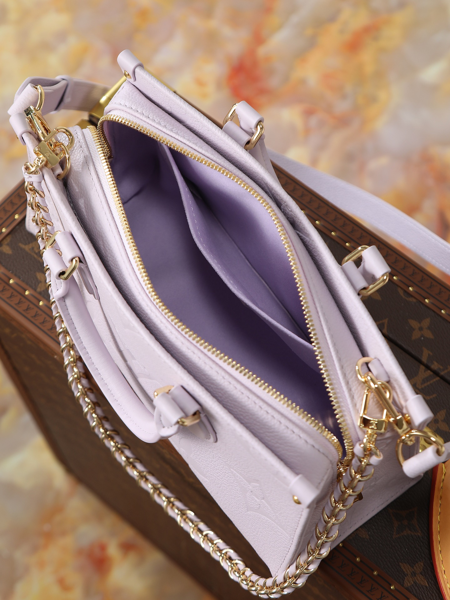 Louis Vuitton OnTheGo East West Monogram Empreinte Handbag - Image 8