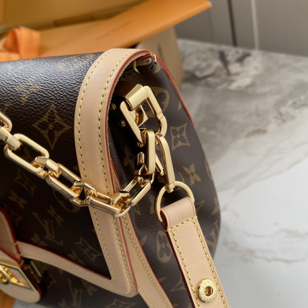 Louis Vuitton Dauphine Soft Large Handbag - Image 8