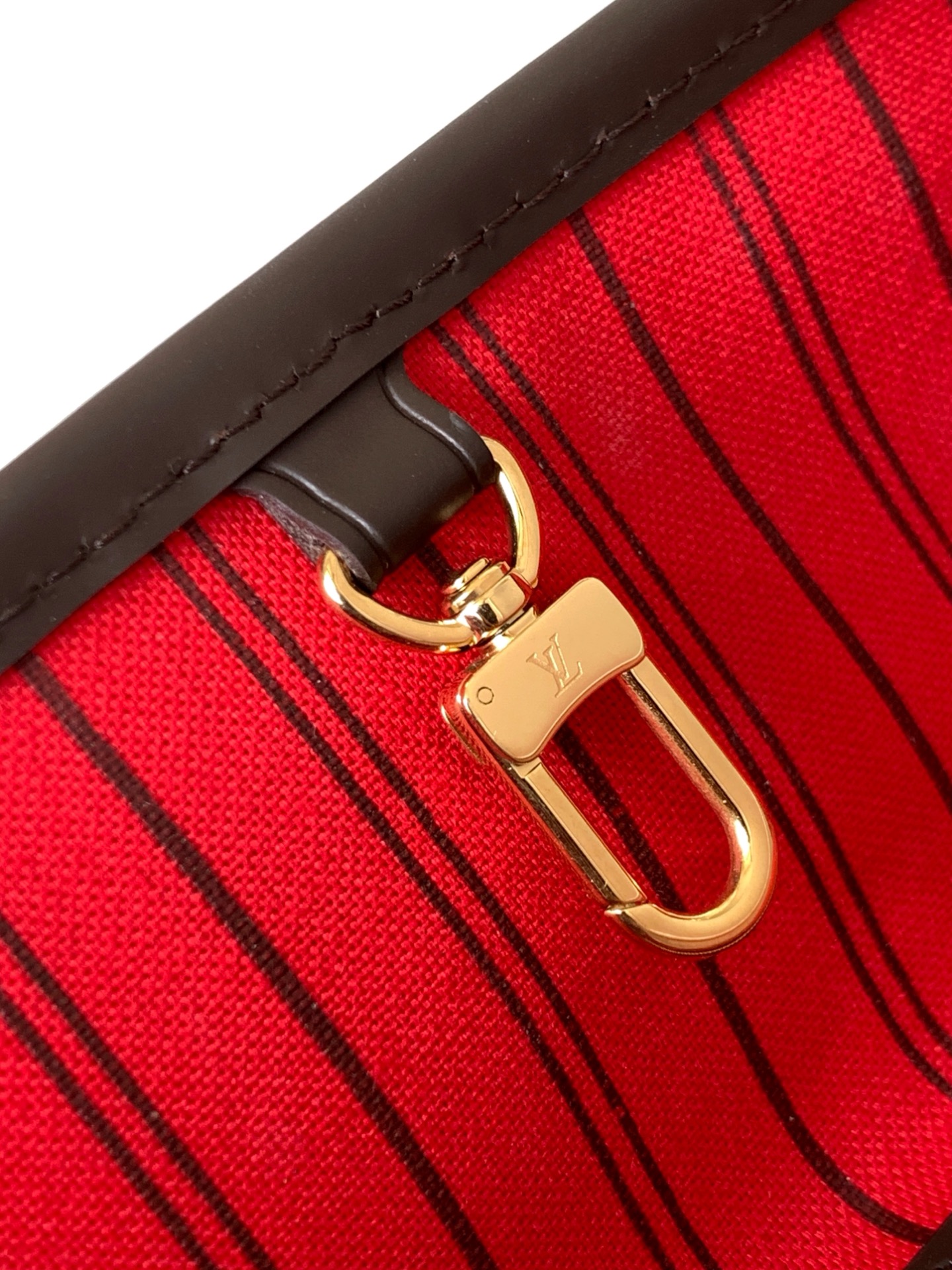Louis Vuitton Neverfull Small Tote Bag in Damier Ebene Canvas - Image 8