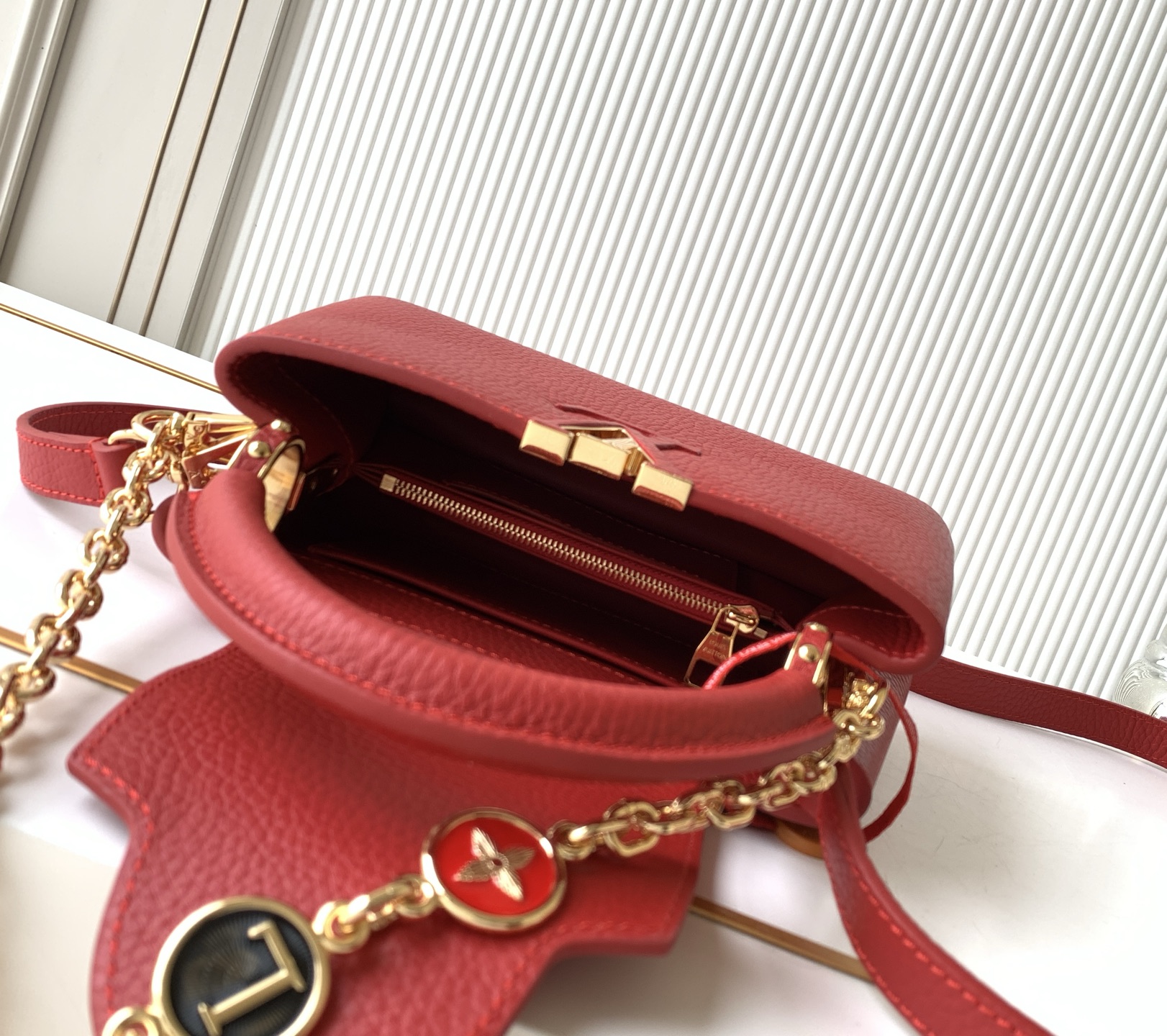 Louis Vuitton Capucines M00014 Handbag - Image 8
