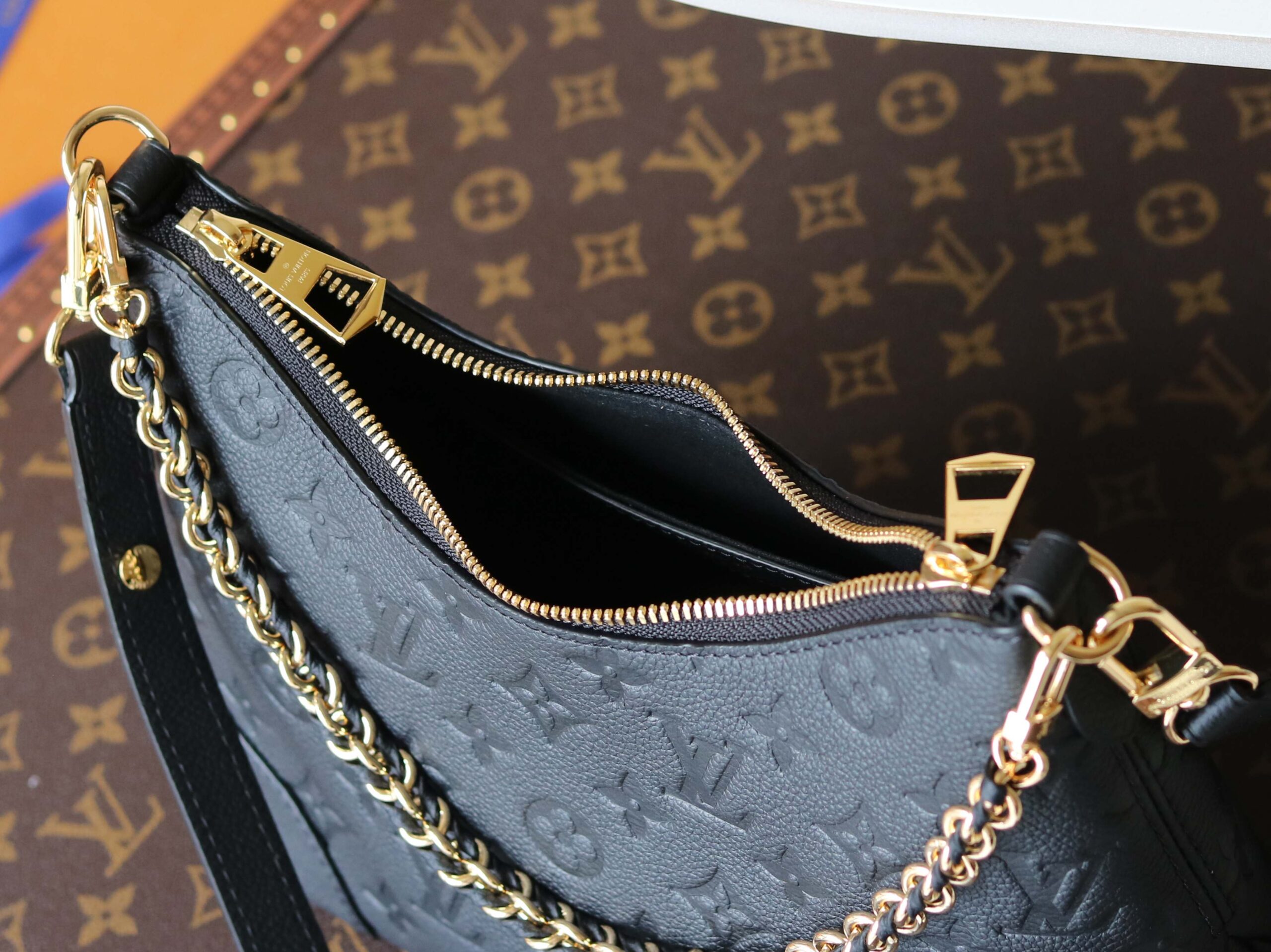Louis Vuitton Boulogne Handbag in Monogram Empreinte Leather - Image 8