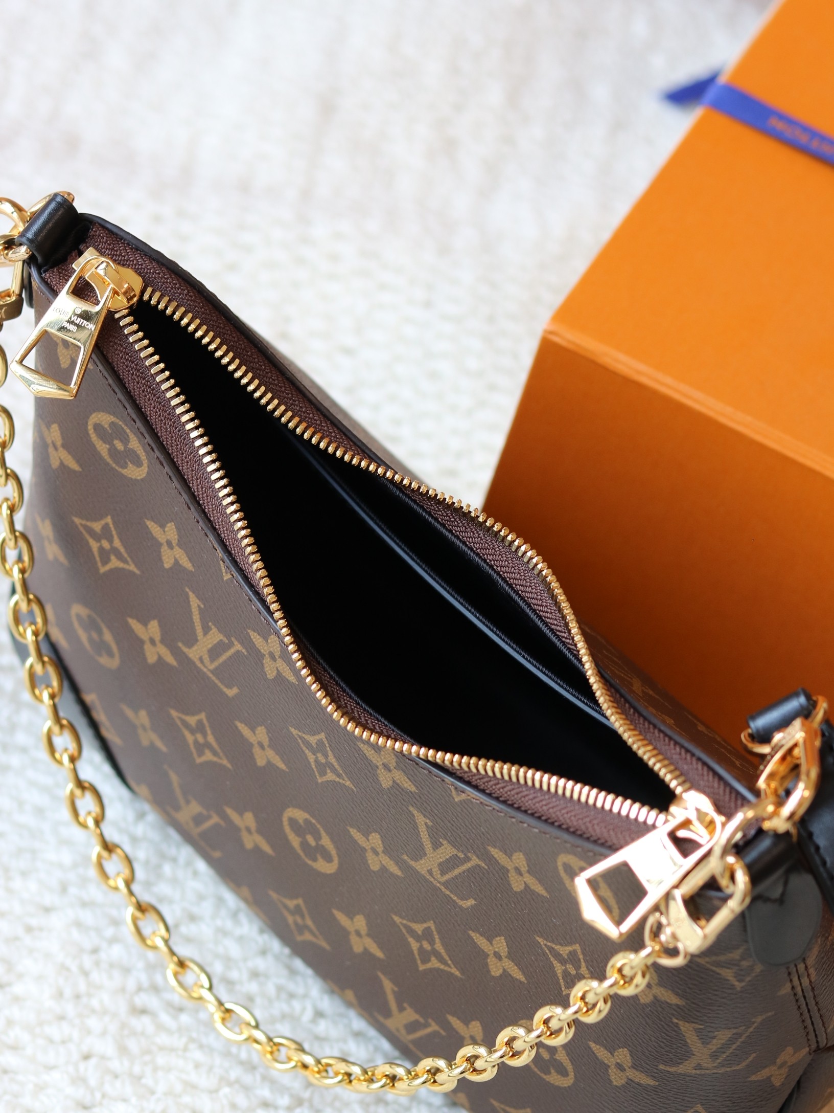 Louis Vuitton Boulogne Small Shoulder Bag in Monogram Canvas - Image 8