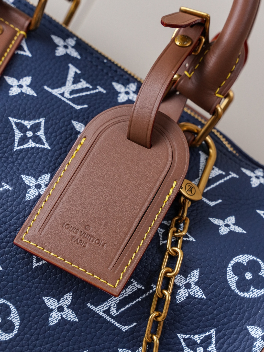 Louis Vuitton Speedy Bandouliere 30 Handbag, Sapphire Blue - Image 8