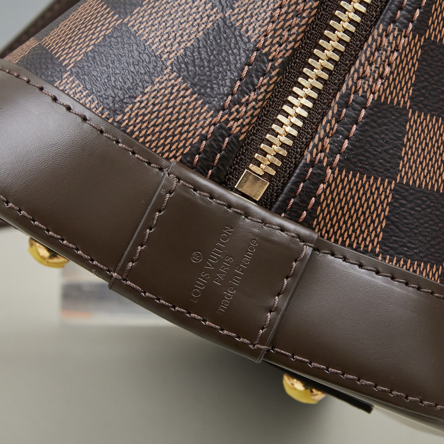 Louis Vuitton Alma Handbag M53151, Monogram Canvas, Brown - Image 8