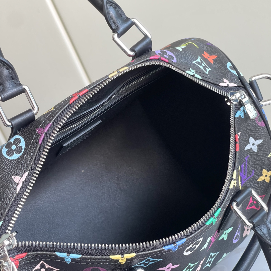 Louis Vuitton x Takashi Murakami Speedy Soft 30 Handbag - Image 8
