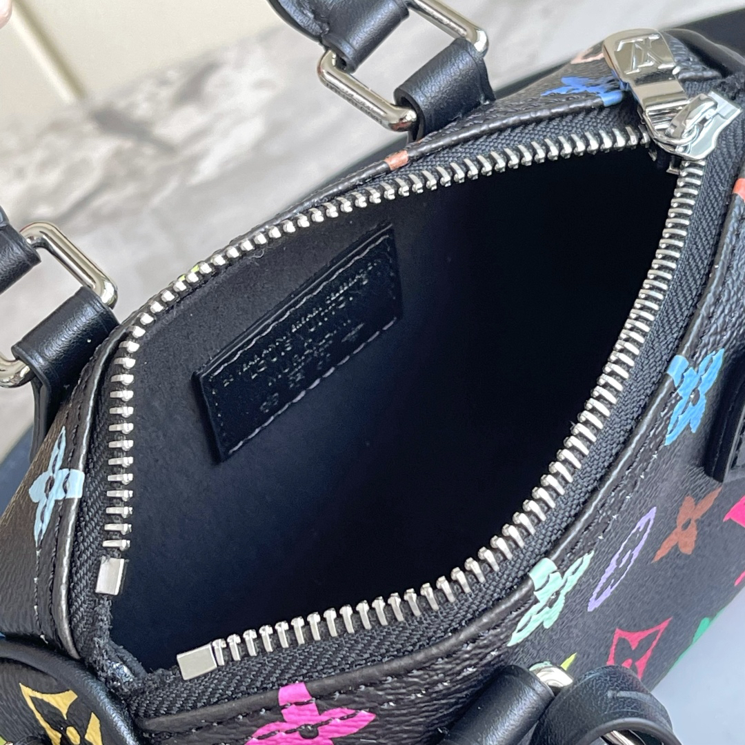 Louis Vuitton x Takashi Murakami Nano Speedy Crossbody Bag - Image 8