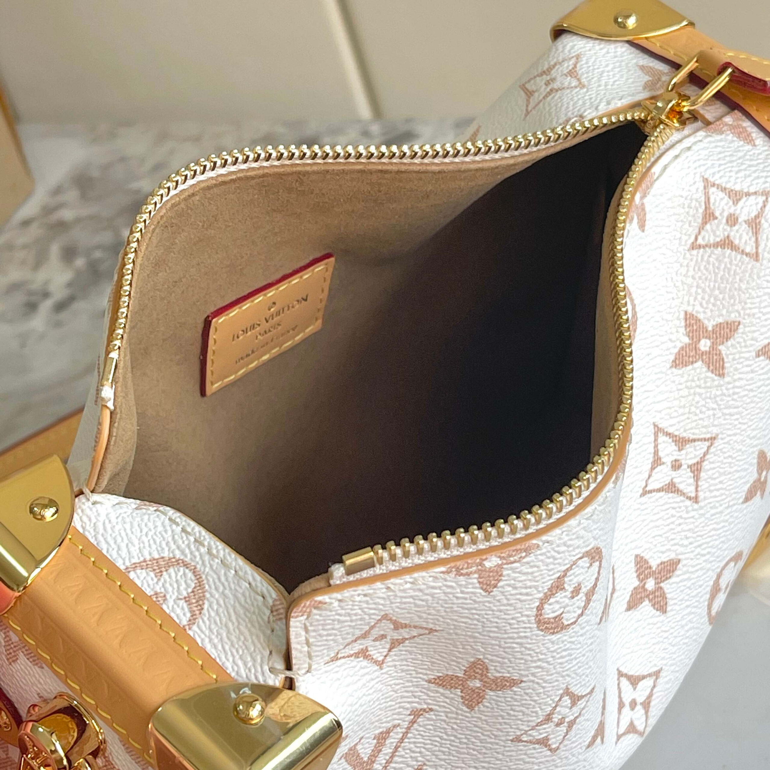 Side Trunk Medium Monogram Canvas Crossbody Bag - Image 8