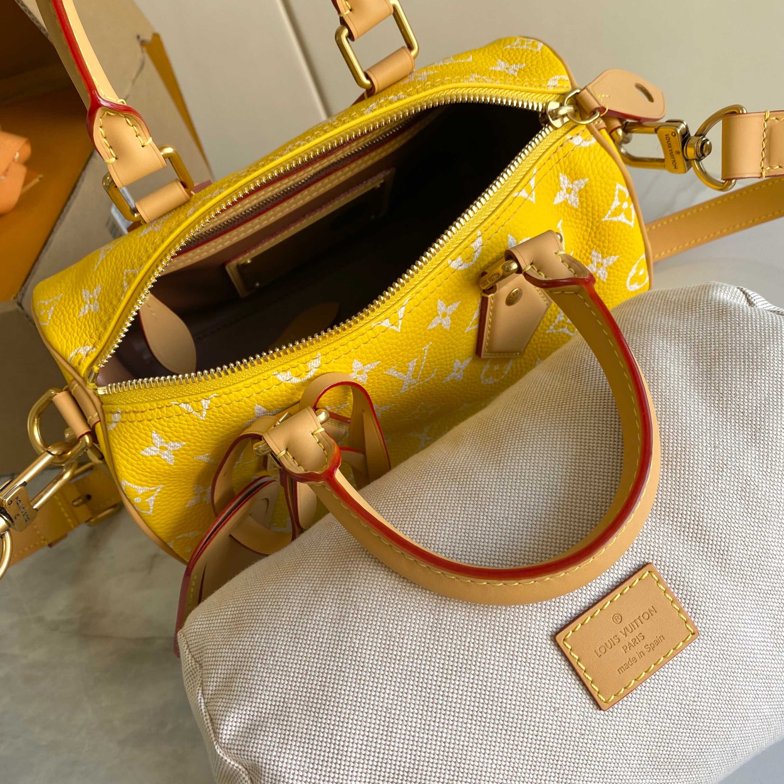 Speedy Bandoulière 25 Monogram Leather Shoulder Bag - Image 8