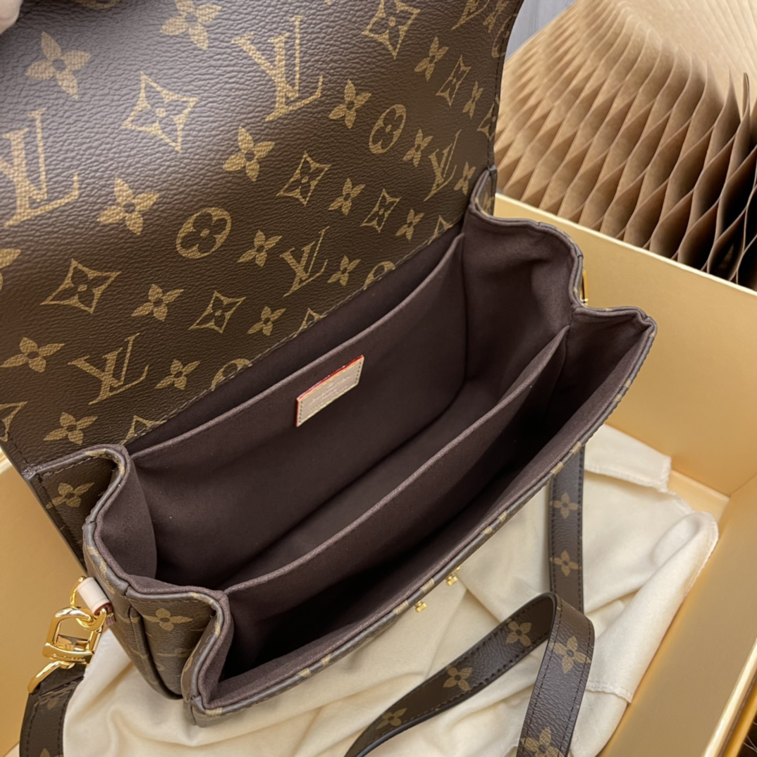 Louis Vuitton Pochette Metis Monogram Canvas Crossbody Bag - Image 8