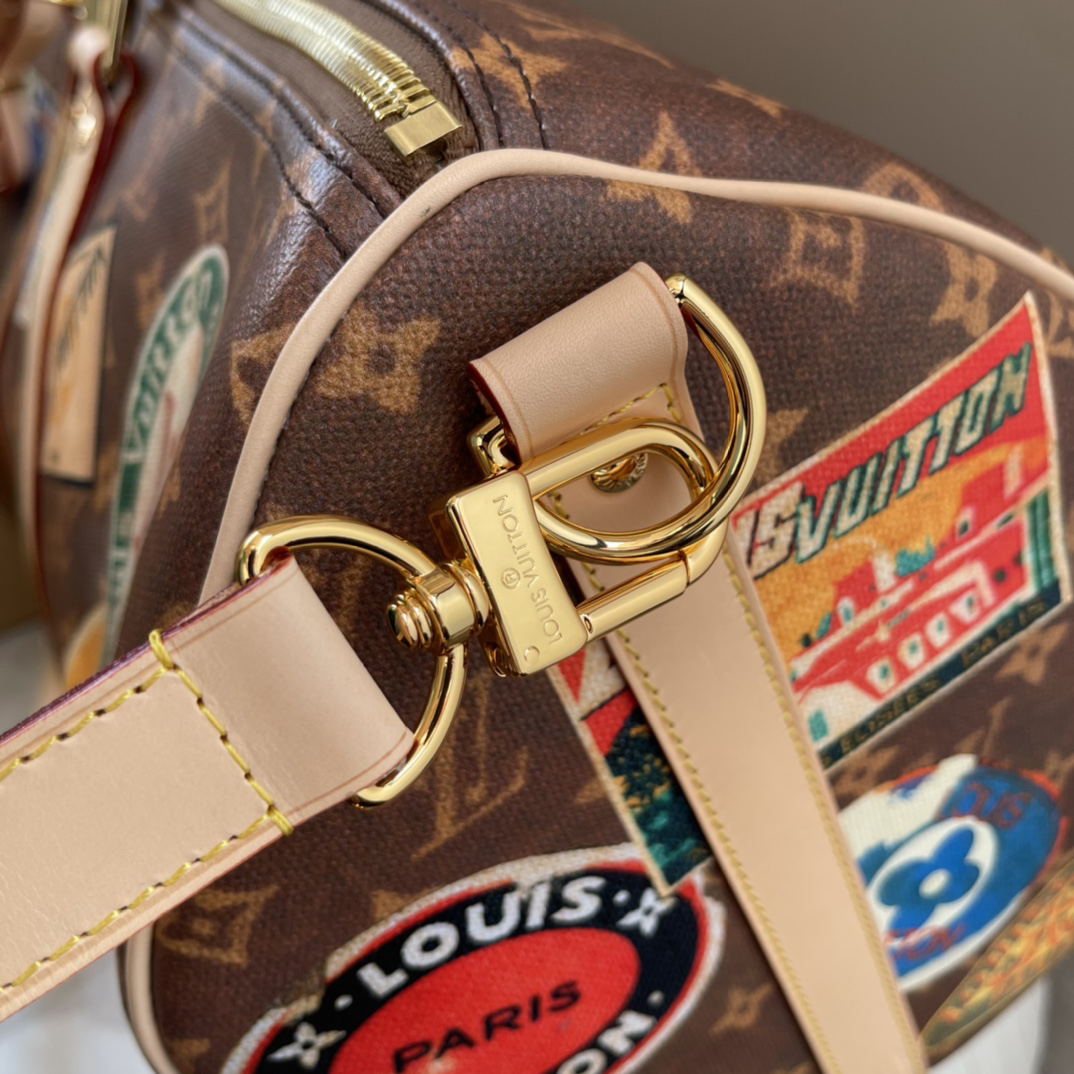 Louis Vuitton Keepall Bandoulière 45 Travel Bag - Image 8