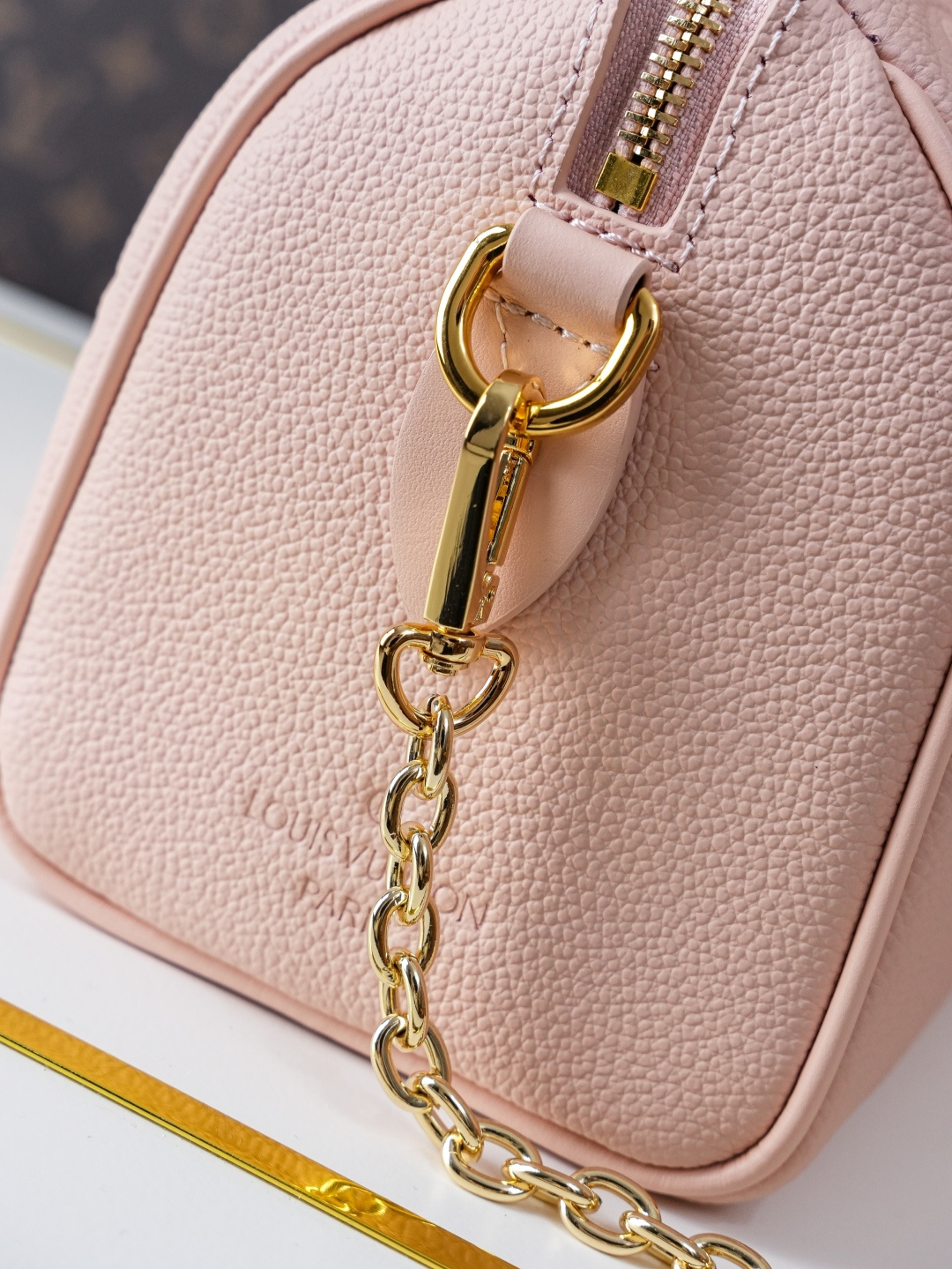 Louis Vuitton Speedy Bandoulière 20 Monogram Empreinte Leather Crossbody Bag - Image 8