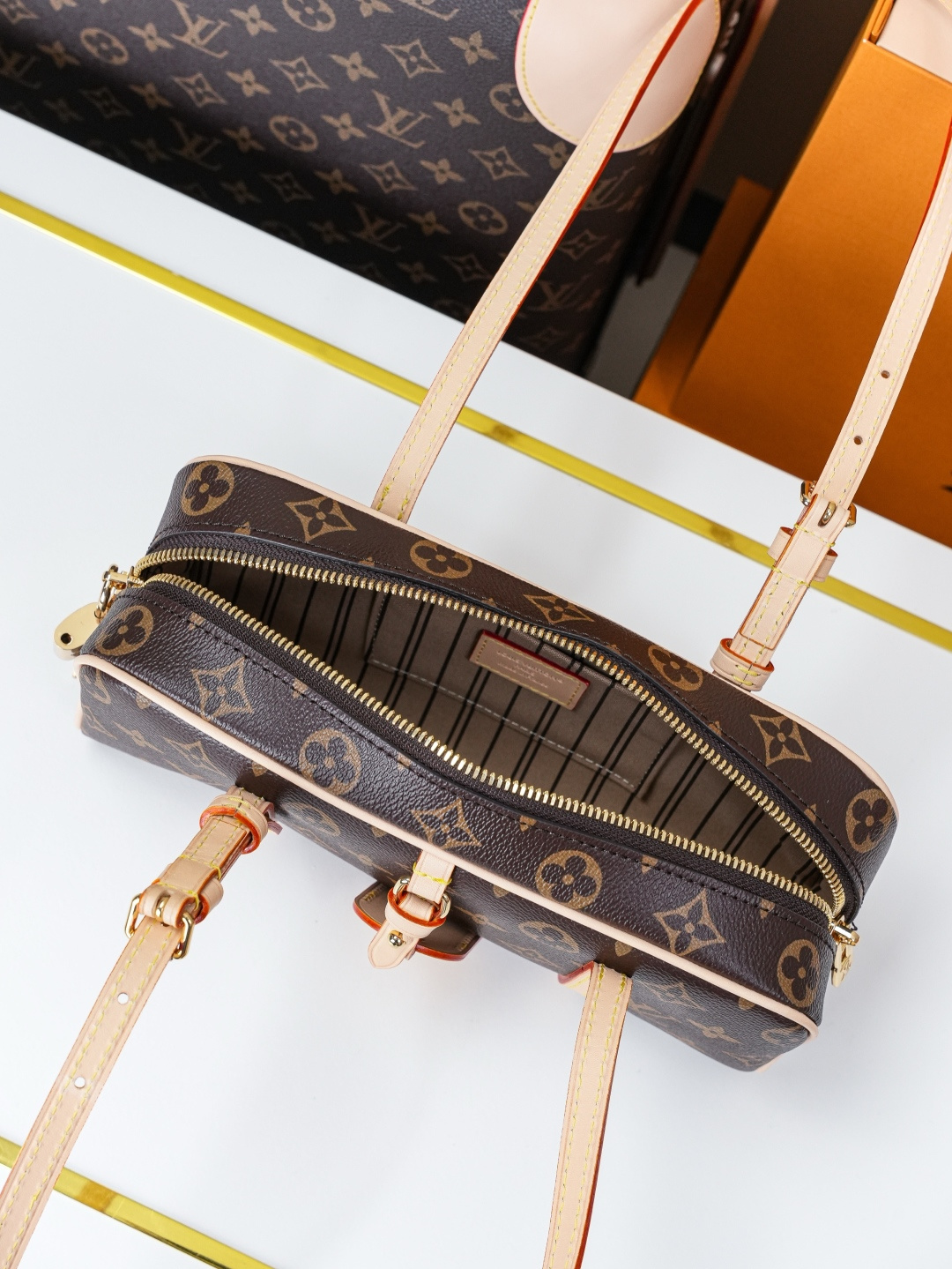 Louis Vuitton Hang On Monogram Handbag - Image 8