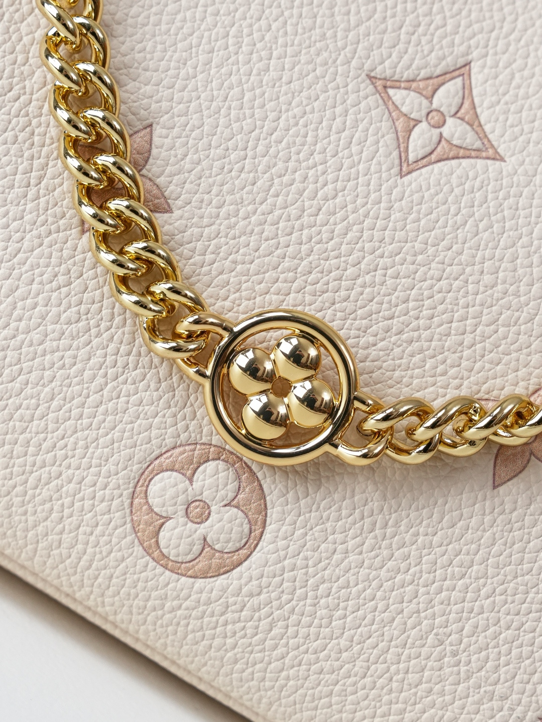 Louis Vuitton Boulogne M14634 Monogram Empreinte Leather Shoulder Bag - Cream - Image 8