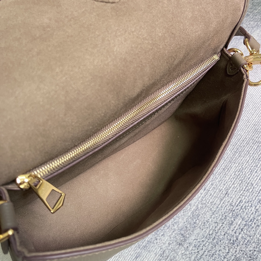 Louis Vuitton Diane Handbag in Smoke Gray-Green Monogram Empreinte Leather - Image 8