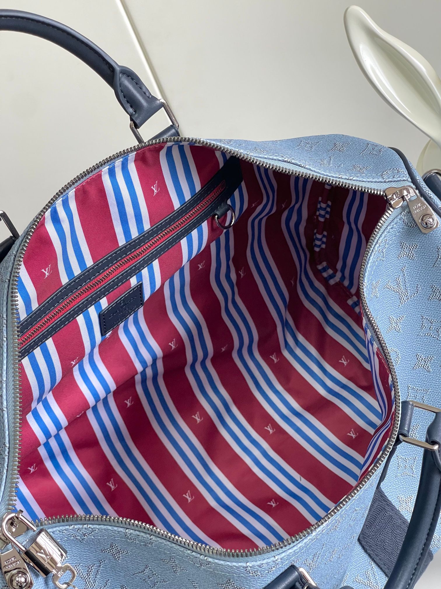 Louis Vuitton Keepall Bandouliere 50 Travel Bag - Image 8