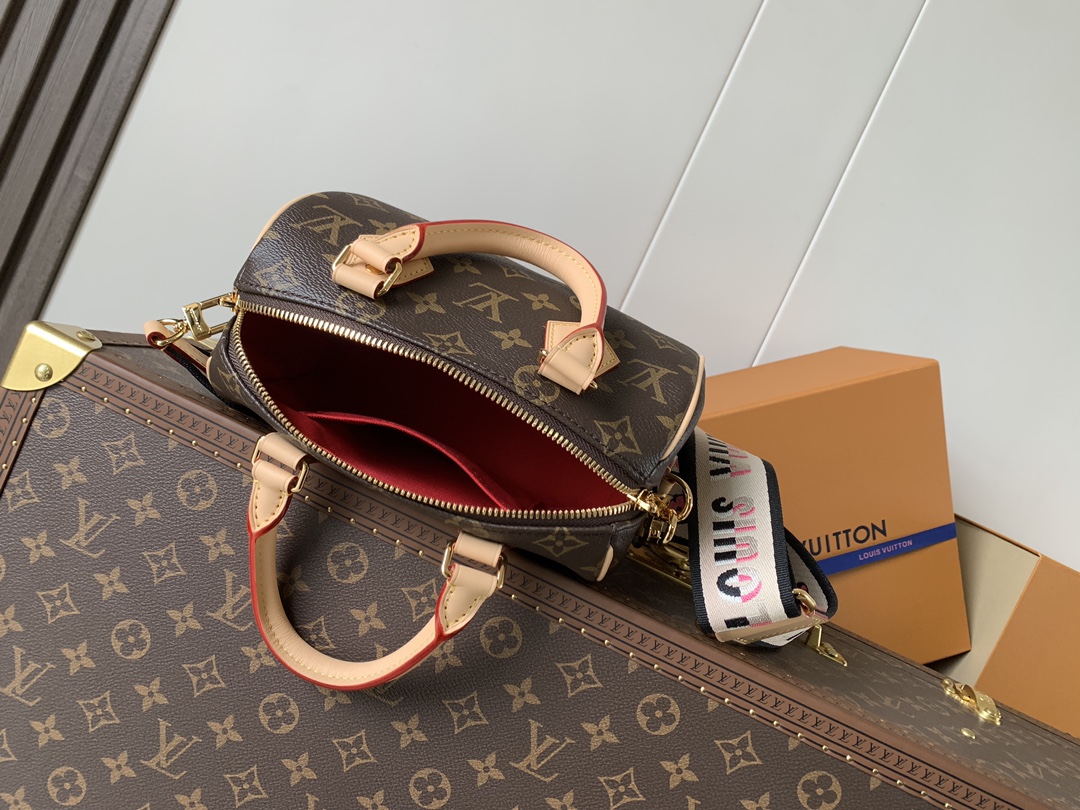 Louis Vuitton Speedy Bandoulière 20 Monogram Crossbody Bag - Image 8