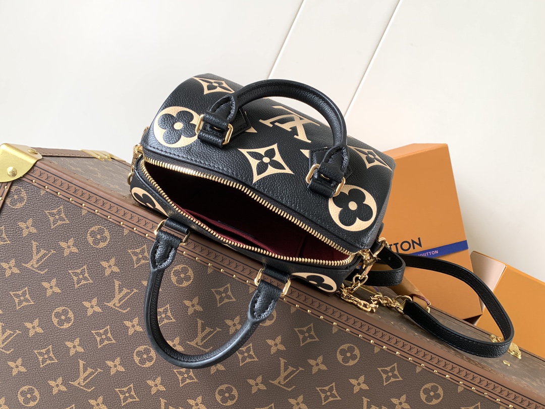 Louis Vuitton Speedy Bandoulière 20 Monogram Empreinte Leather Bag - Image 8