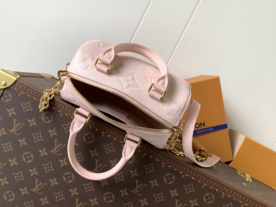 Louis Vuitton Speedy Bandoulière 20 Monogram Empreinte Leather Crossbody Bag - Image 8
