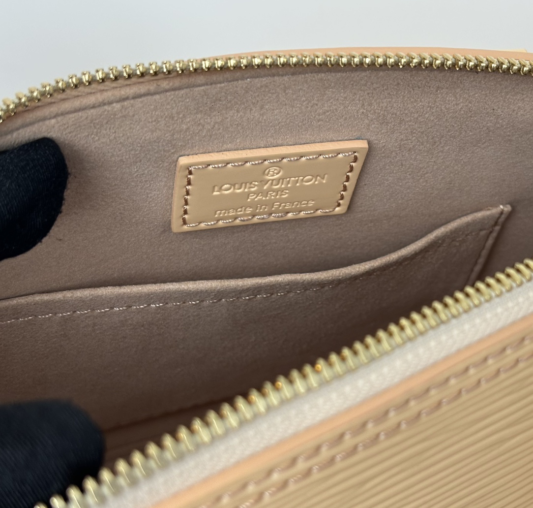 Louis Vuitton Alma BB Epi Leather Crossbody Bag in Almond - Image 8